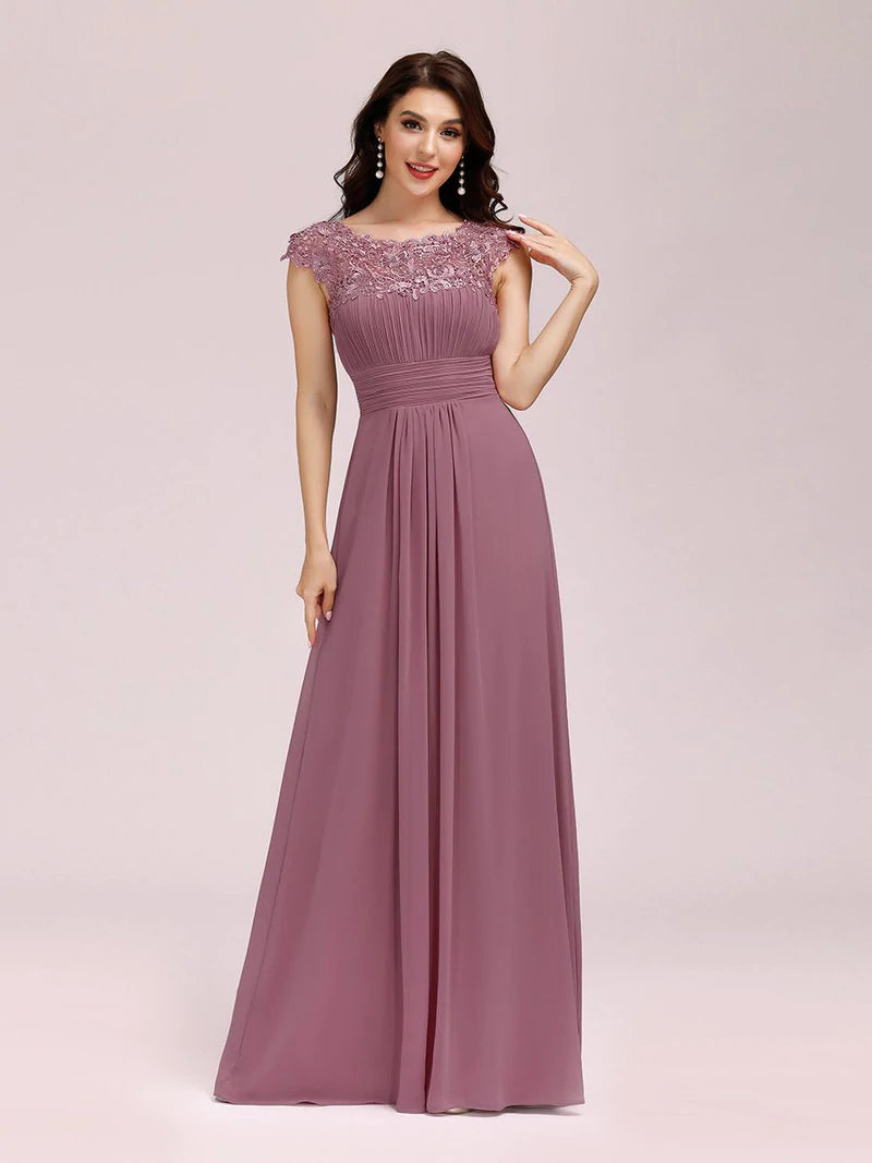 Old rose on sale color formal dress